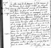 Marie DENIGER SANSOUCY - 1694 Marriage. La Nativitie de la B-V-M, La Prairie, Quebec