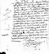 Marie-Anne BANLIER dite LAPERLE (BONELISSE) - 1702 Marriage. Varennes, Vercheres, Quebec