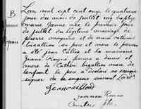 Marie-Jeanne MOQUIN - 1711 Baptism. Notre-Dame-de-LaPrairie de-la-Madeleine, PQ.