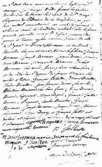 Marie-Jeanne MOQUIN - 1732 Marriage. La Nativitie de la B-V-M, La Prairie, Quebec