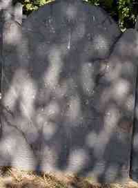 Martha LANE - Old Hill Burying Ground, Concord, Middlesex, Massachusetts -- Here lyes Buried ye Body of Mrs MARTHA MINOTT, wife to Major JAMES MINOTT (Daugtr. of M