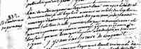 Antoine SURPRENANT dit SANSOUCY - 1735 Baptism. St-Antoine-de-Pade, Longueueuil, Chambly, Quebec