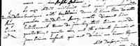 Marie Madeleine BOURG - 1809 Death. St Gregorie du Nicolet, Quebec