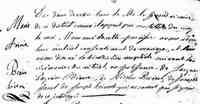 Marie-Anne-Louise BEAUBIEN dite TROTTIER - 1814 Marriage. St Francois du Lac, Quebec