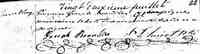 Joseph TREMBLAY - 1836 Baptism. St-Cyprien, Napierville, Quebec