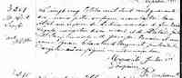 Marie-Adele LEGACE - 1846 Baptism. St-Pierre, Sorel, PQ.