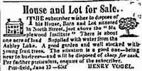 Henry VOGEL - July 7, 1859