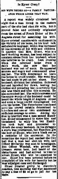 Adelaide M. MOBBS - Tuesday, December 10, 1889