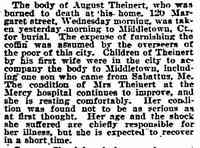 August Karl THEUNERT (THEINERT) - Springfield Daily Republican Springfield, Massachusetts January 24, 1904