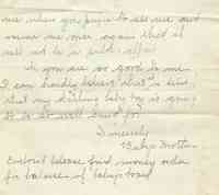 Eleanor Wentworth MOULTON - 1911 Letter to Popple family from Babys Mother (Eleanor) regarding the adoption of her son, Gerald Moulton (part 2)