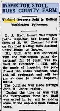 William Erdman "Edward W" THEINERT - The Free Lance Star Fredericksburg, VA January 23, 1932