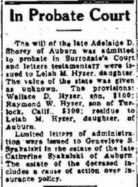Adelaide M. MOBBS - 