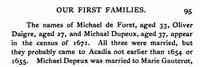 Michel DEFOREST - TITLE	THE NEW BRUNSWICK MAGAZINE, VOLUME 2 PUBLISHER	W.K. REYNOLDS, 1899 ORIGINAL FROM	HARVARD UNIVERSITY DIGITIZED	SEP 29, 2007 PAGE 95 