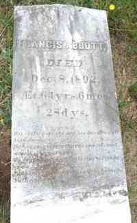 Francis ABBOTT - Grave