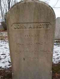 John ABBOTT - Grave