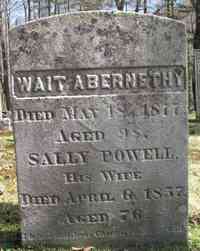 Wait ABERNETHY - Grave