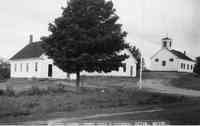 Acton, Maine, USA - School House, Town Hall & Church, Acton, Maine