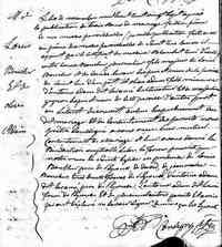Olive ADAM dite LARAMEE - 1827 marriage