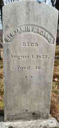 Benjamin Franklin ADAMS - Grave