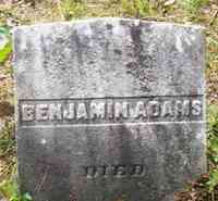 Benjamin ADAMS - Grave