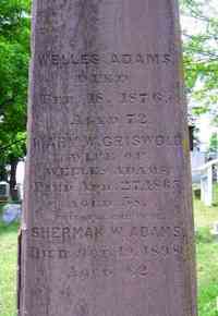 Welles ADAMS - Grave