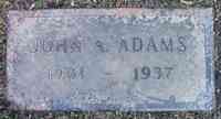 John Albert ADAMS - Grave