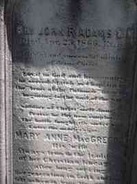 John Ripley ADAMS - Grave