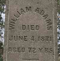 William ADAMS - Grave