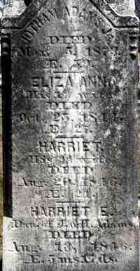 Jotham ADAMS - Grave