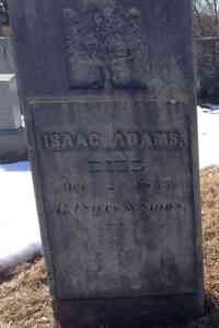 Isaac ADAMS - Grave