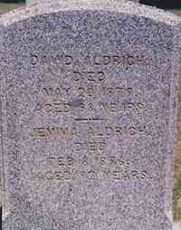 David ALDRICH - Grave