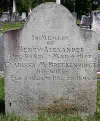 Clarissa BREAKENRIDGE - Grave