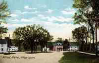 Alfred, Maine, USA - Alfred, Maine., Village Square.