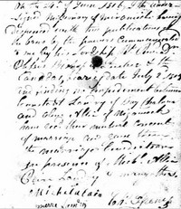 Constant LANDRY - 1816 marriage