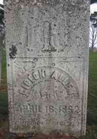 Gideon ALLEN - Grave