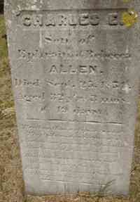 Charles E ALLEN - Grave