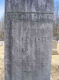 Cornelius F. ALLEN - Grave