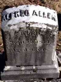 Alfred ALLEN - Grave