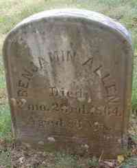 Benjamin ALLEN - Grave
