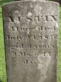 Austin ALMY - Grave