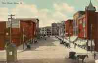 Alton, Illinois, USA - Third Street, 1912