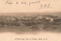 Alton, New Hampshire, USA - A Bird's-eye View of Village, Alton, N.H., 1906