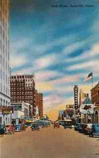 Amarillo, Texas, USA - Polk Street, Amarillo, Texas