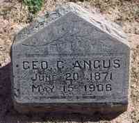George Cook ANGUS - Grave