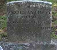 Daniel ANTHONY - Grave