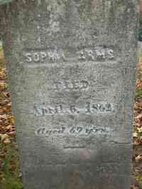 Sophia ARMS - Grave