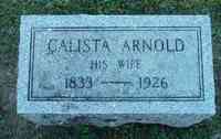 Calista ARNOLD - Grave
