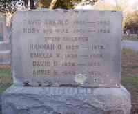 David D. ARNOLD - Grave