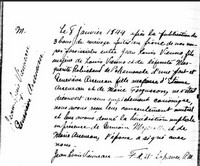 Genevieve ARSENEAU (ARSENAULT) - 1844 marriage
