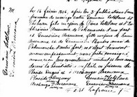 Germain THIBAULT (THEBEAU) - 1846 marriage